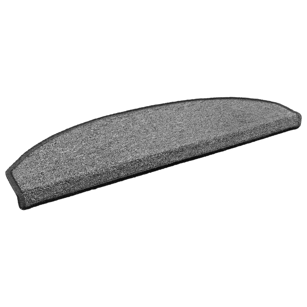 Selbstklebende Treppenschoner Halbkreis 15 pcs Dunkelgrau