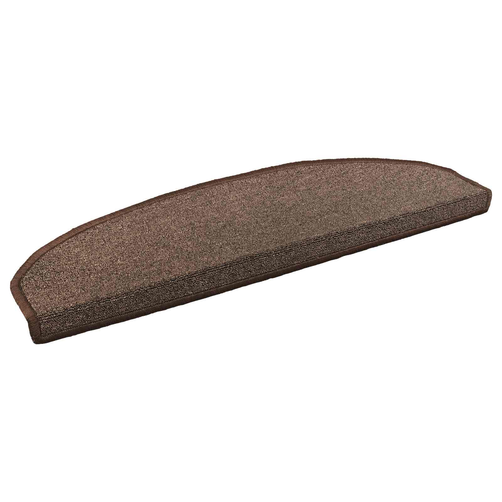 Selbstklebende Treppenschoner Halbkreis 15 pcs Kaffeebraun