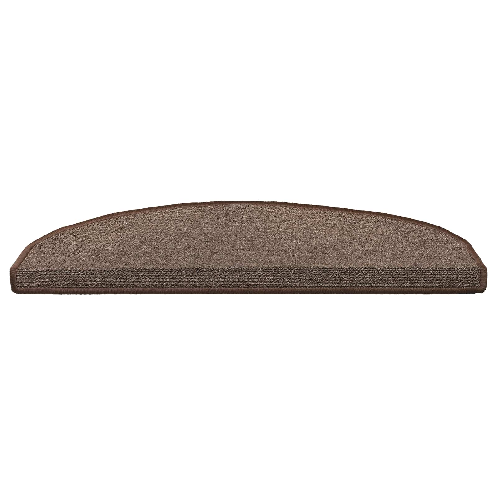 Selbstklebende Treppenschoner Halbkreis 15 pcs Kaffeebraun
