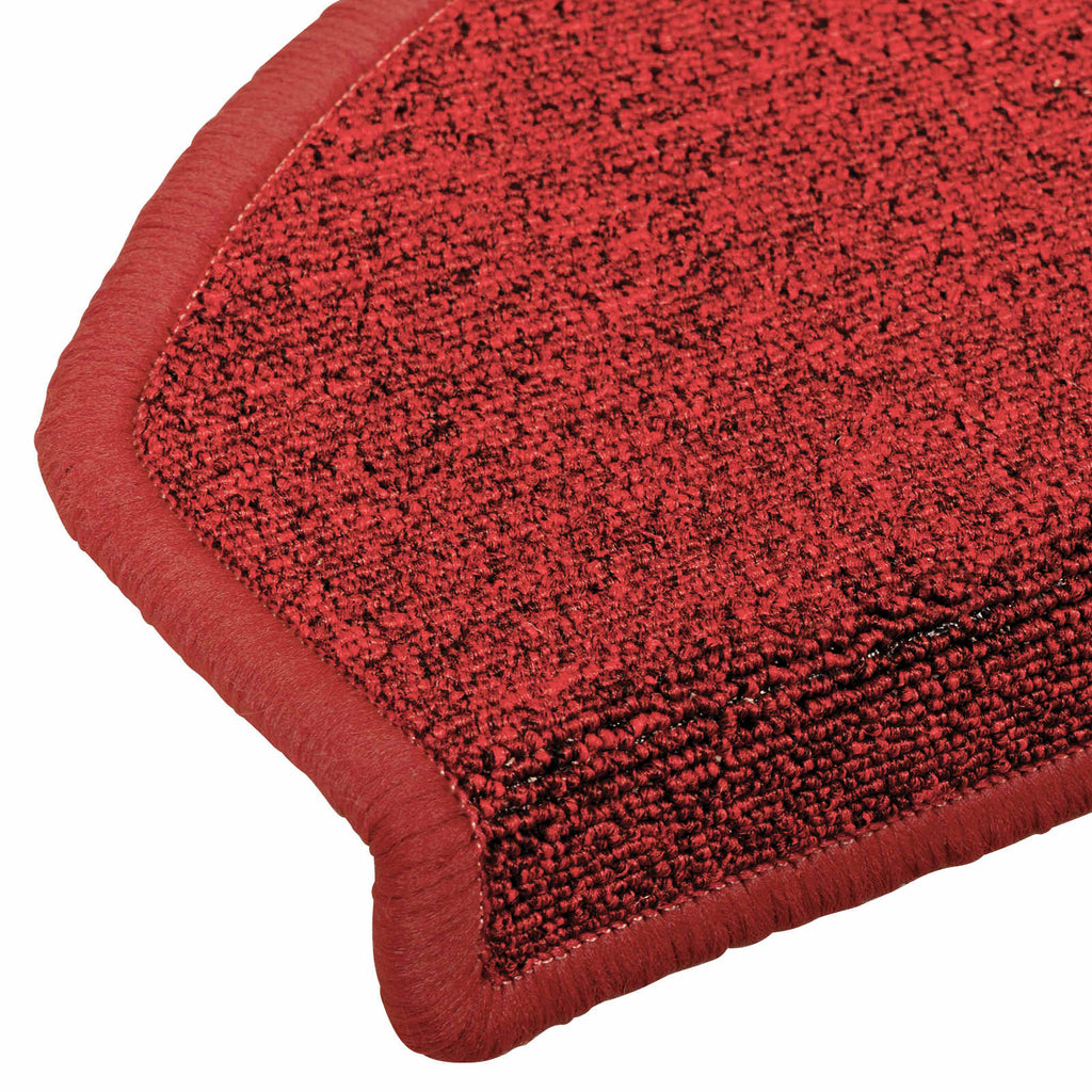 Selbstklebende Treppenschoner 15 pcs Rot 80 x 24,5 x 3,5 cm