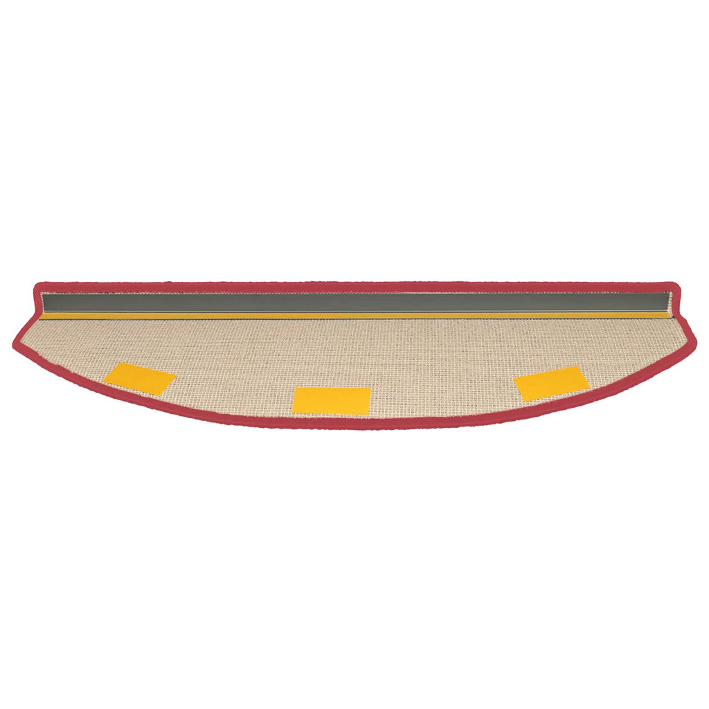 Selbstklebende Treppenschoner 15 pcs Rot 80 x 24,5 x 3,5 cm