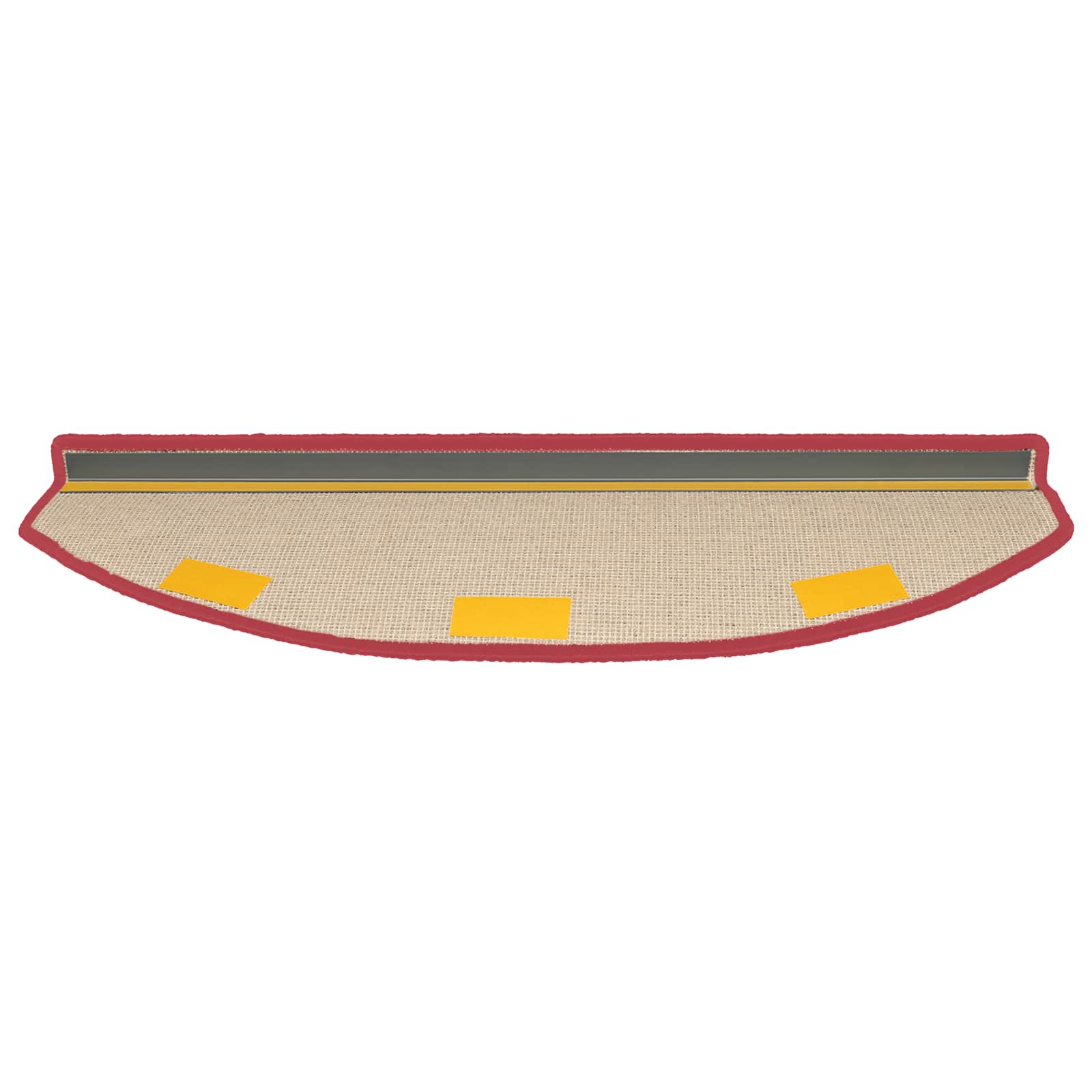 Selbstklebende Treppenschoner 15 pcs Rot 80 x 24,5 x 3,5 cm