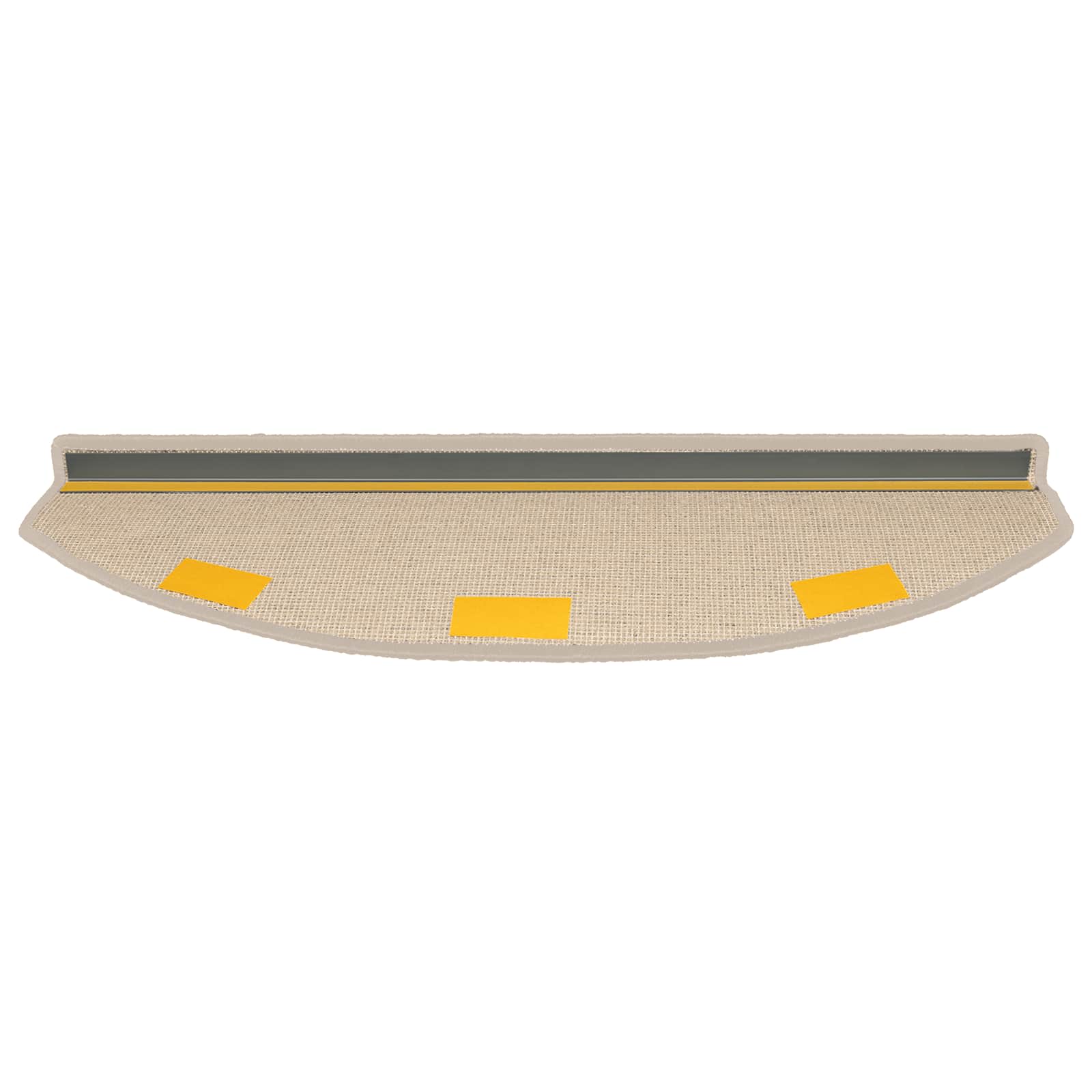 Selbstklebende Treppenschoner 15 pcs Taupe 80 x 24,5 x 3,5 cm