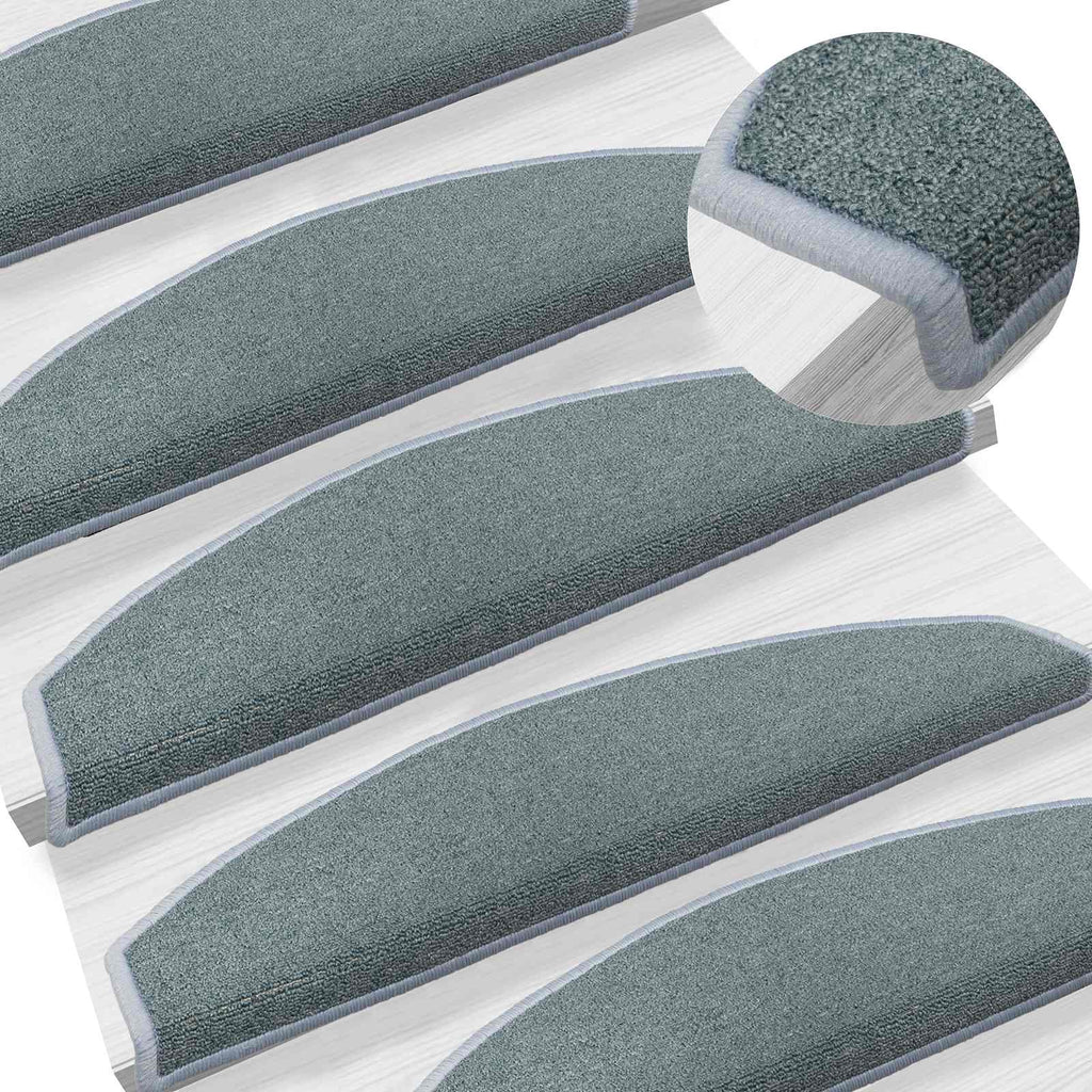 Selbstklebende Treppenschoner Halbkreis 15 pcs Meeresblau