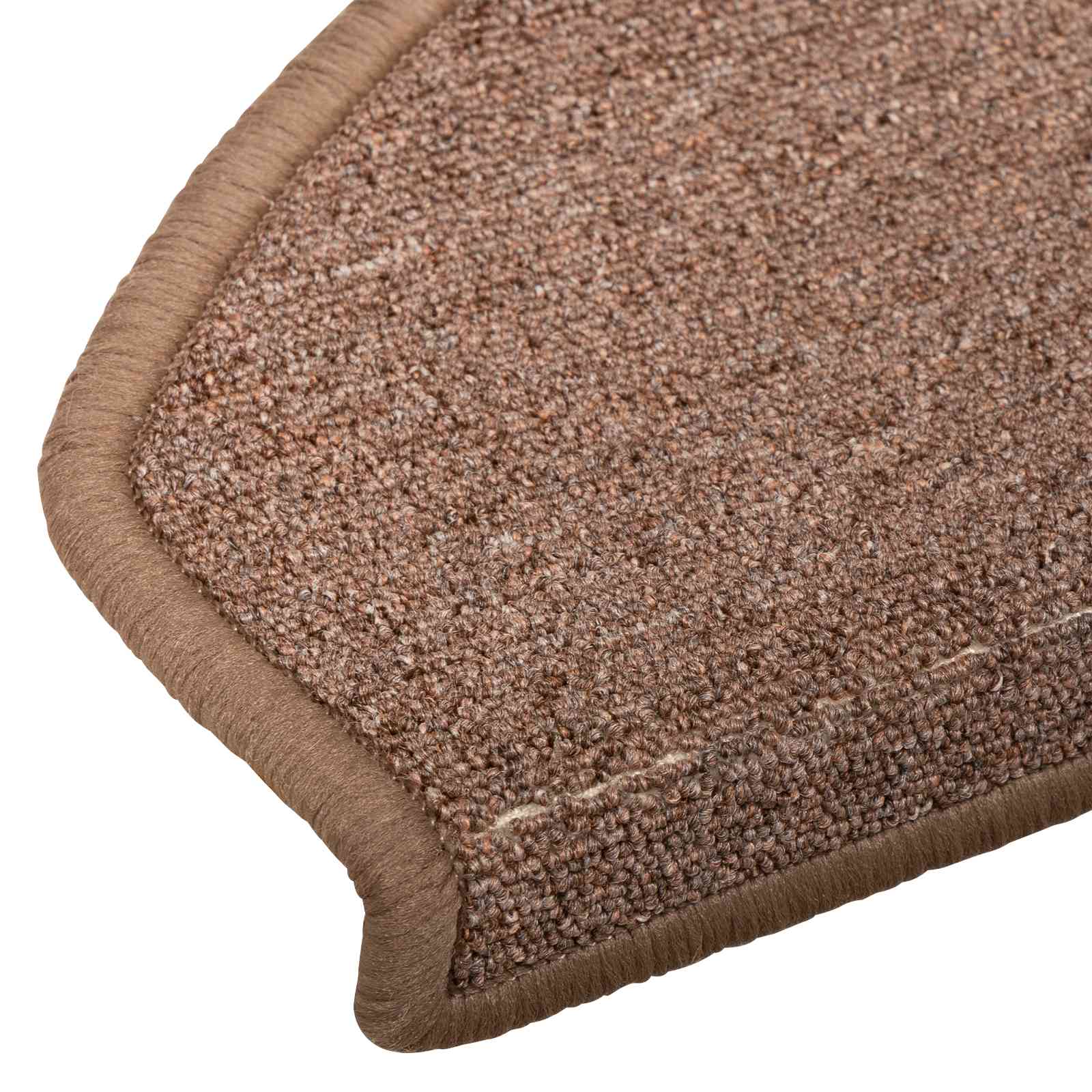 Selbstklebende Treppenschoner 15 pcs Braun 80 x 24,5 x 3,5 cm