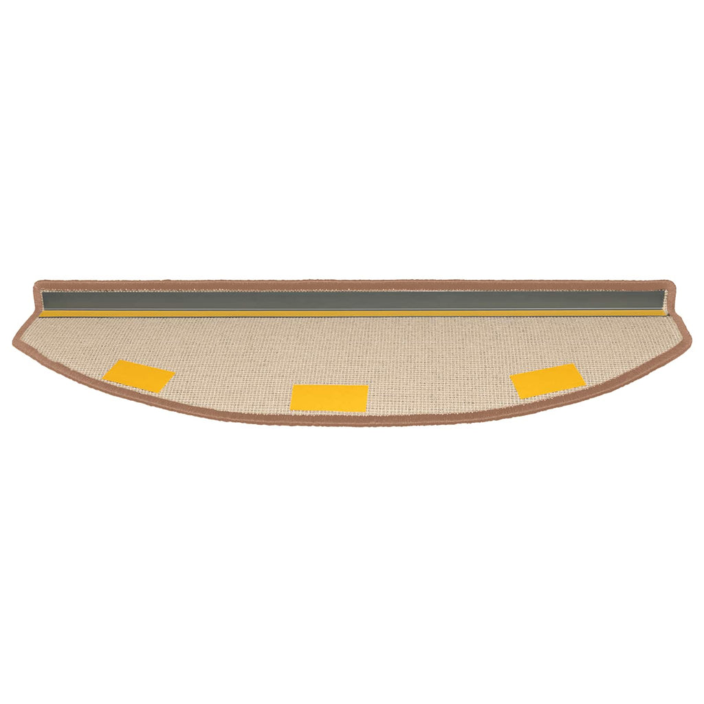 Selbstklebende Treppenschoner 15 pcs Braun 80 x 24,5 x 3,5 cm