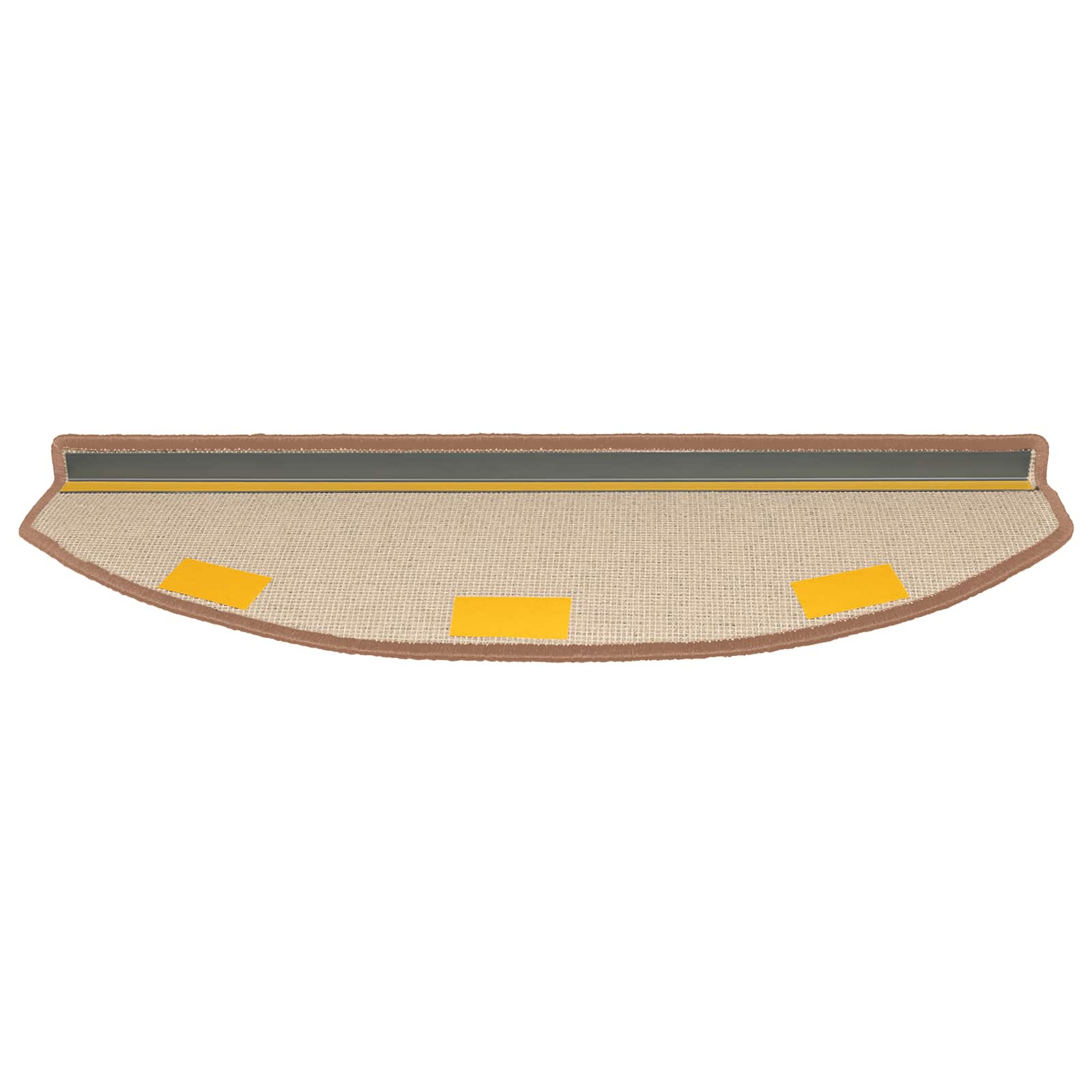 Selbstklebende Treppenschoner 15 pcs Braun 80 x 24,5 x 3,5 cm