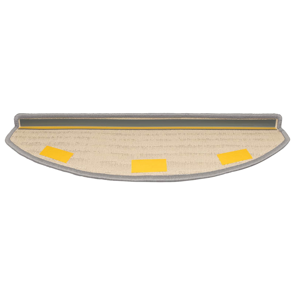 Selbstklebende Treppenschoner 15 pcs Grau 80 x 24,5 x 3,5 cm