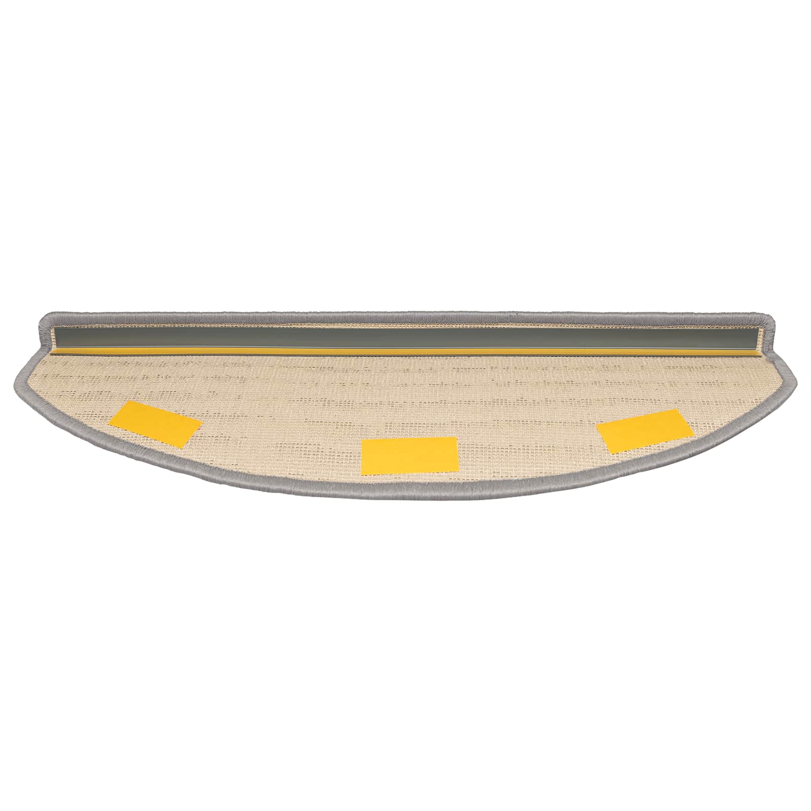Selbstklebende Treppenschoner 15 pcs Grau 80 x 24,5 x 3,5 cm