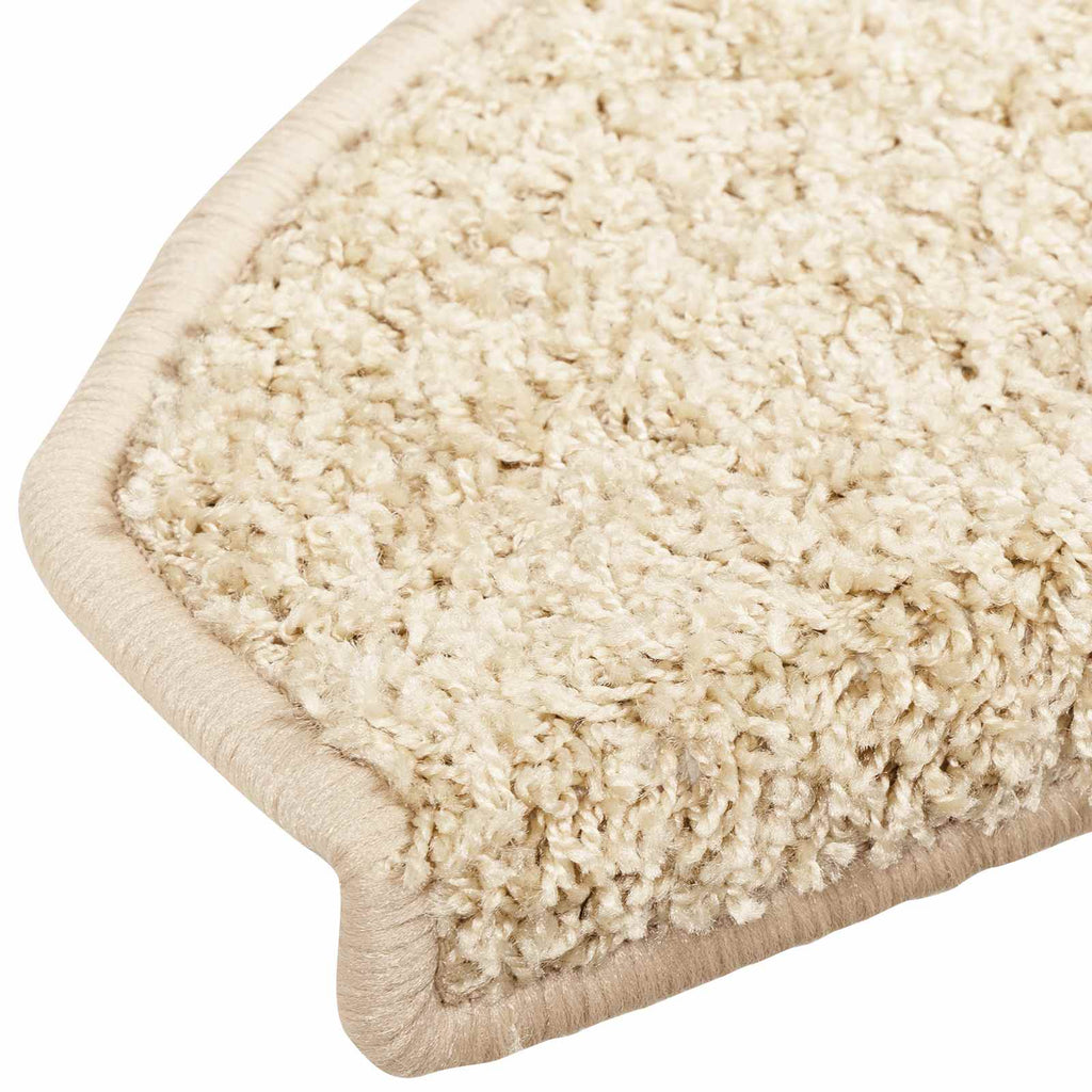 Selbstklebende Treppenschoner Halbkreis 15 pcs Hellbraun