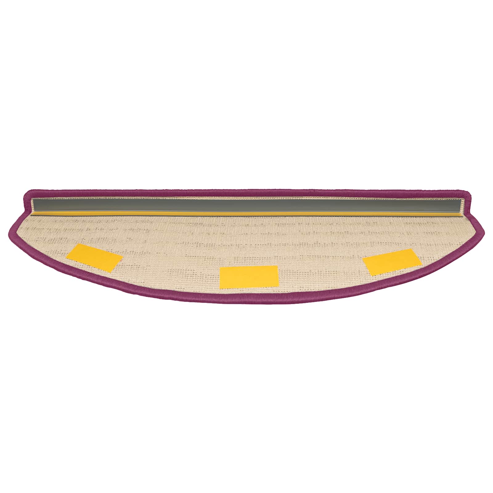 Selbstklebende Treppenschoner 15 pcs Violett 80 x 24,5 x 3,5 cm