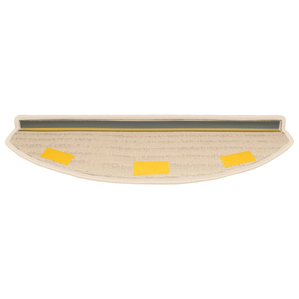 Selbstklebende Treppenschoner 15 pcs Weiß 80 x 24,5 x 3,5 cm