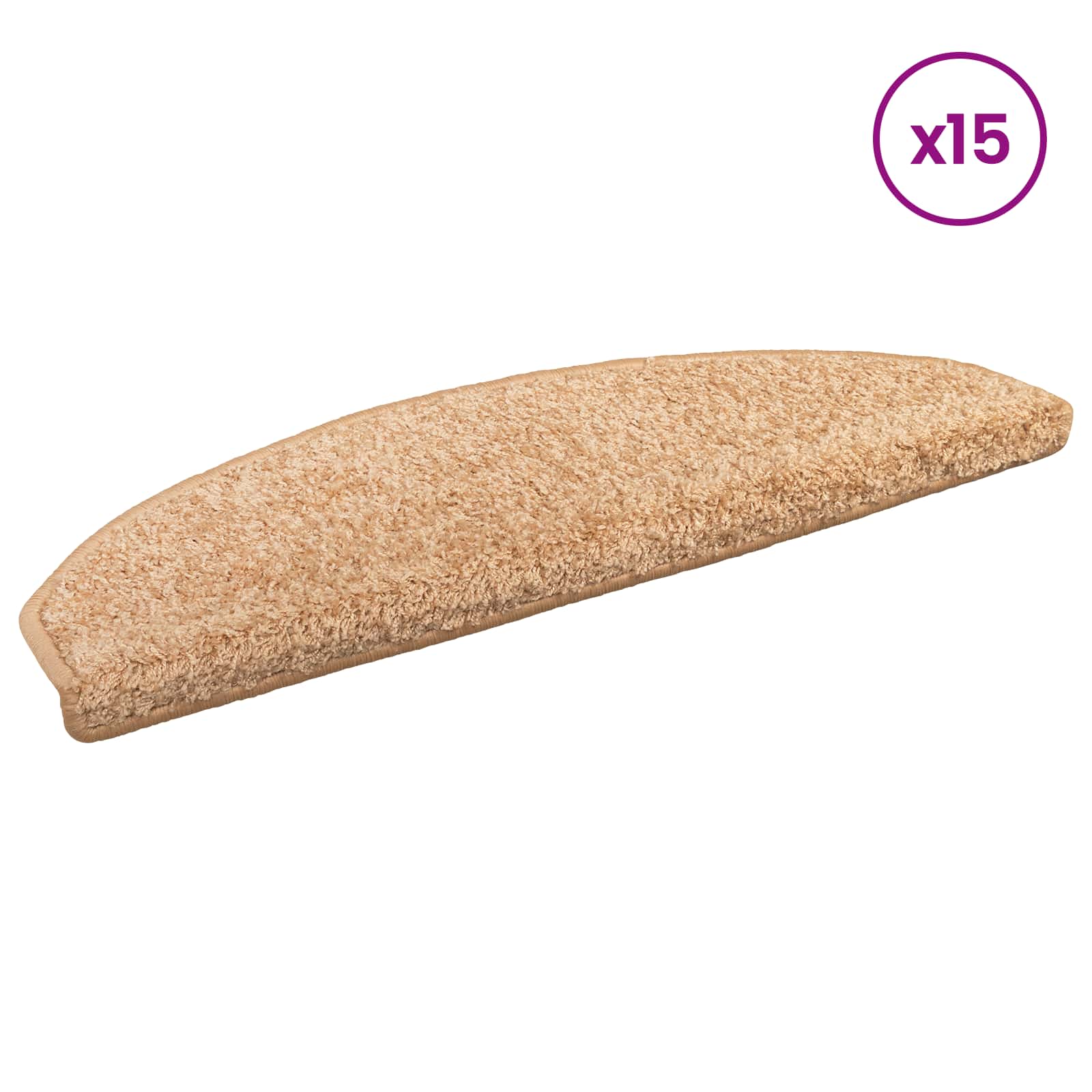 Selbstklebende Treppenschoner 15 pcs Gold 80 x 24,5 x 3,5 cm
