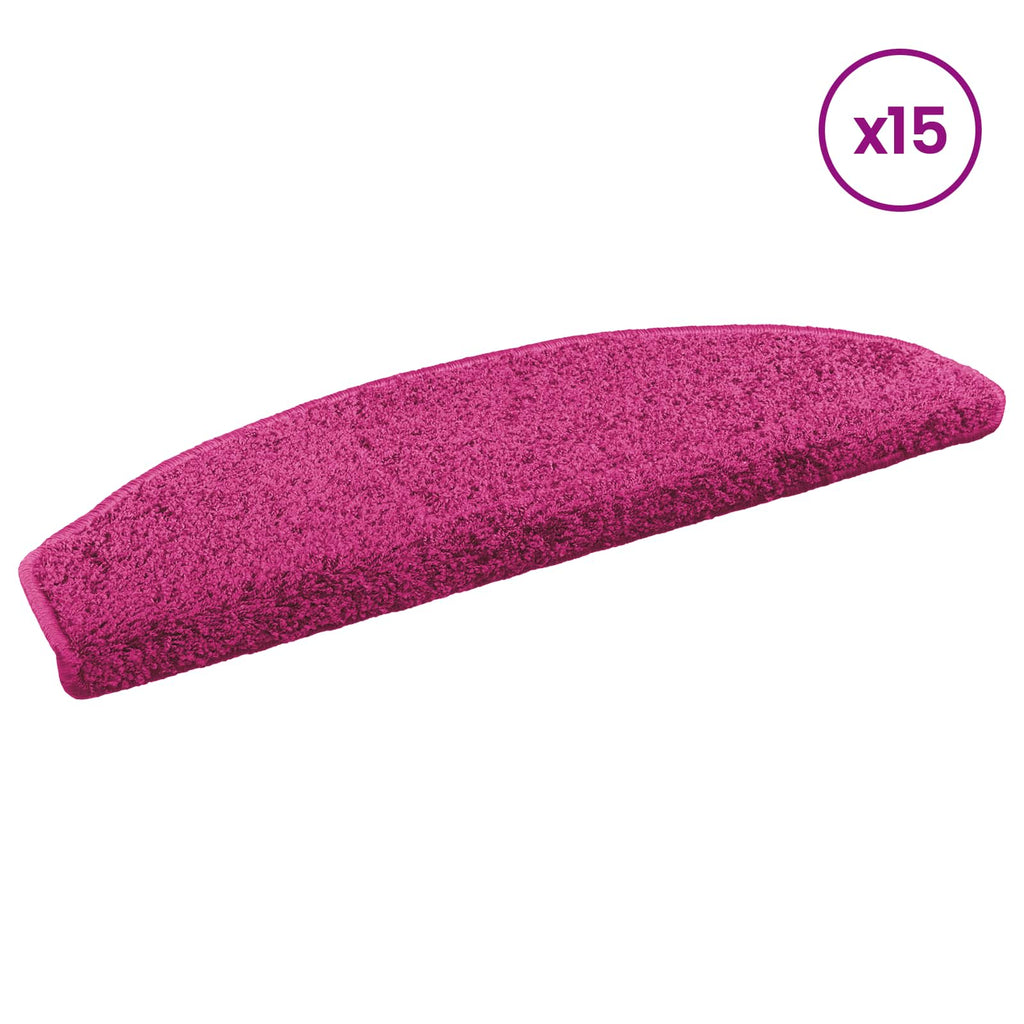 Selbstklebende Treppenschoner 15 pcs Rosa 80 x 24,5 x 3,5 cm