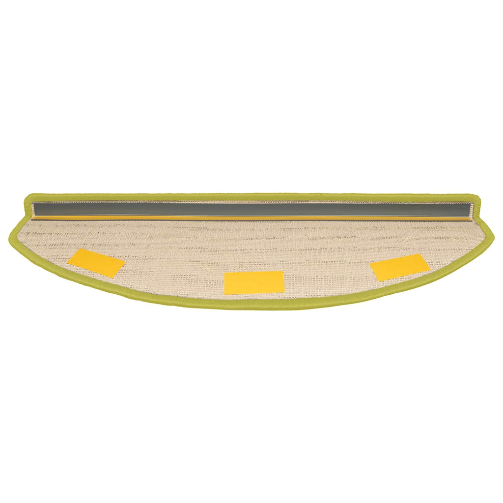Selbstklebende Treppenschoner 15 pcs Grün 80 x 24,5 x 3,5 cm