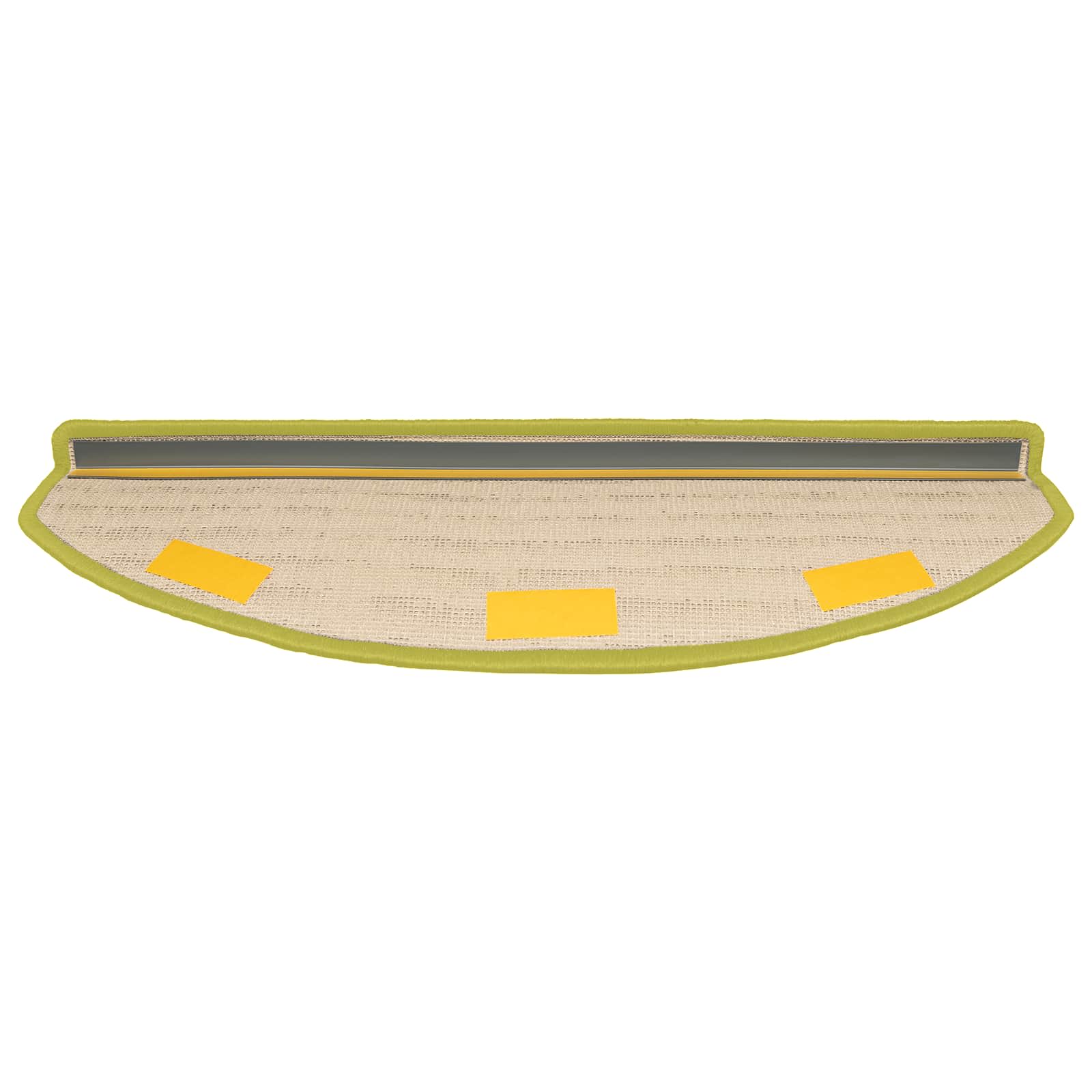 Selbstklebende Treppenschoner 15 pcs Grün 80 x 24,5 x 3,5 cm