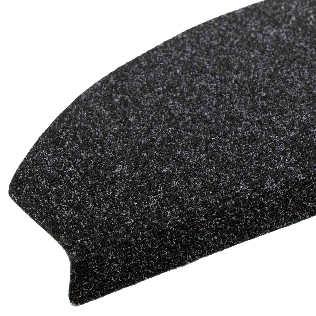 Selbstklebende Treppenschoner 15 pcs Schwarz 80 x 24,5 x 3,5 cm