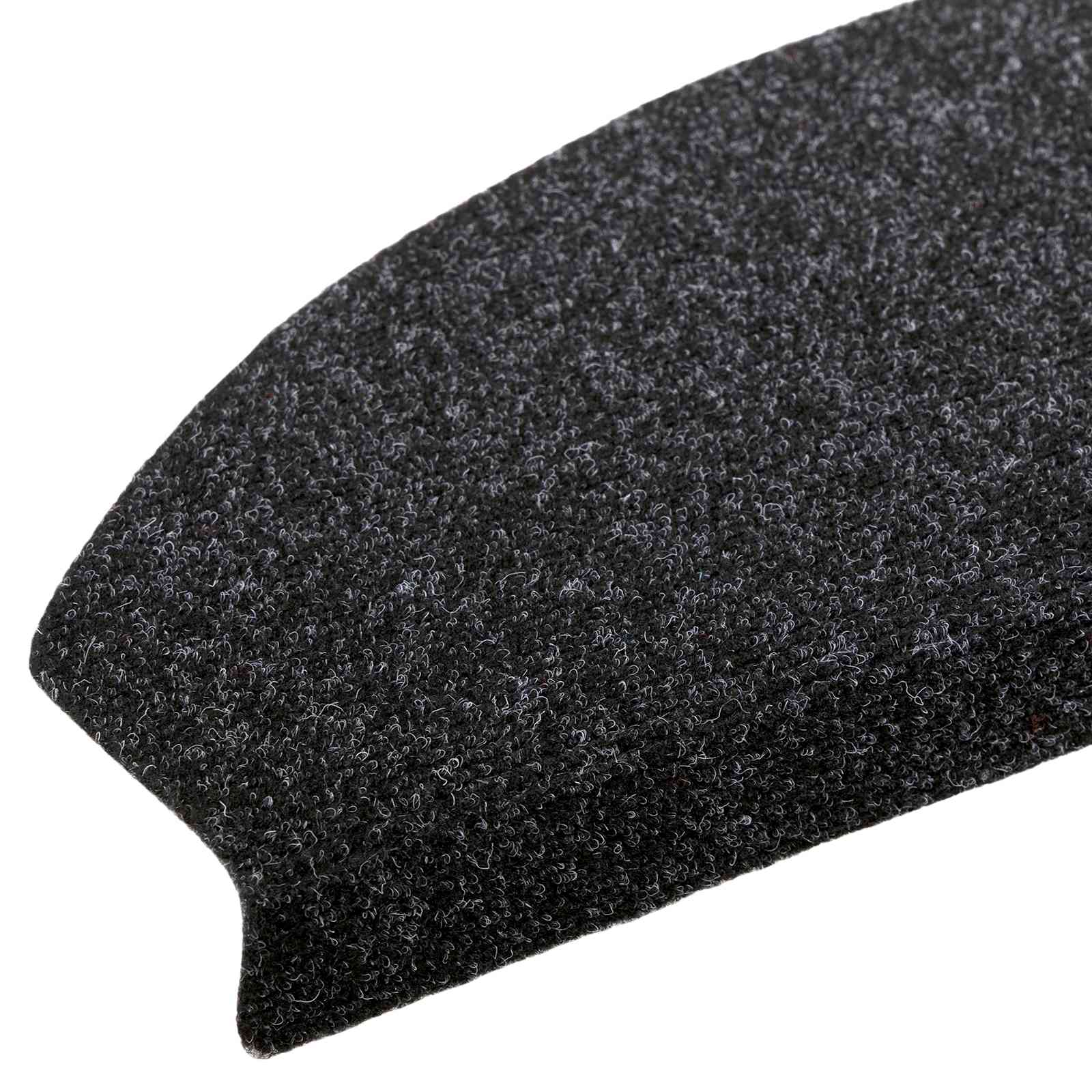 Selbstklebende Treppenschoner 15 pcs Schwarz 80 x 24,5 x 3,5 cm