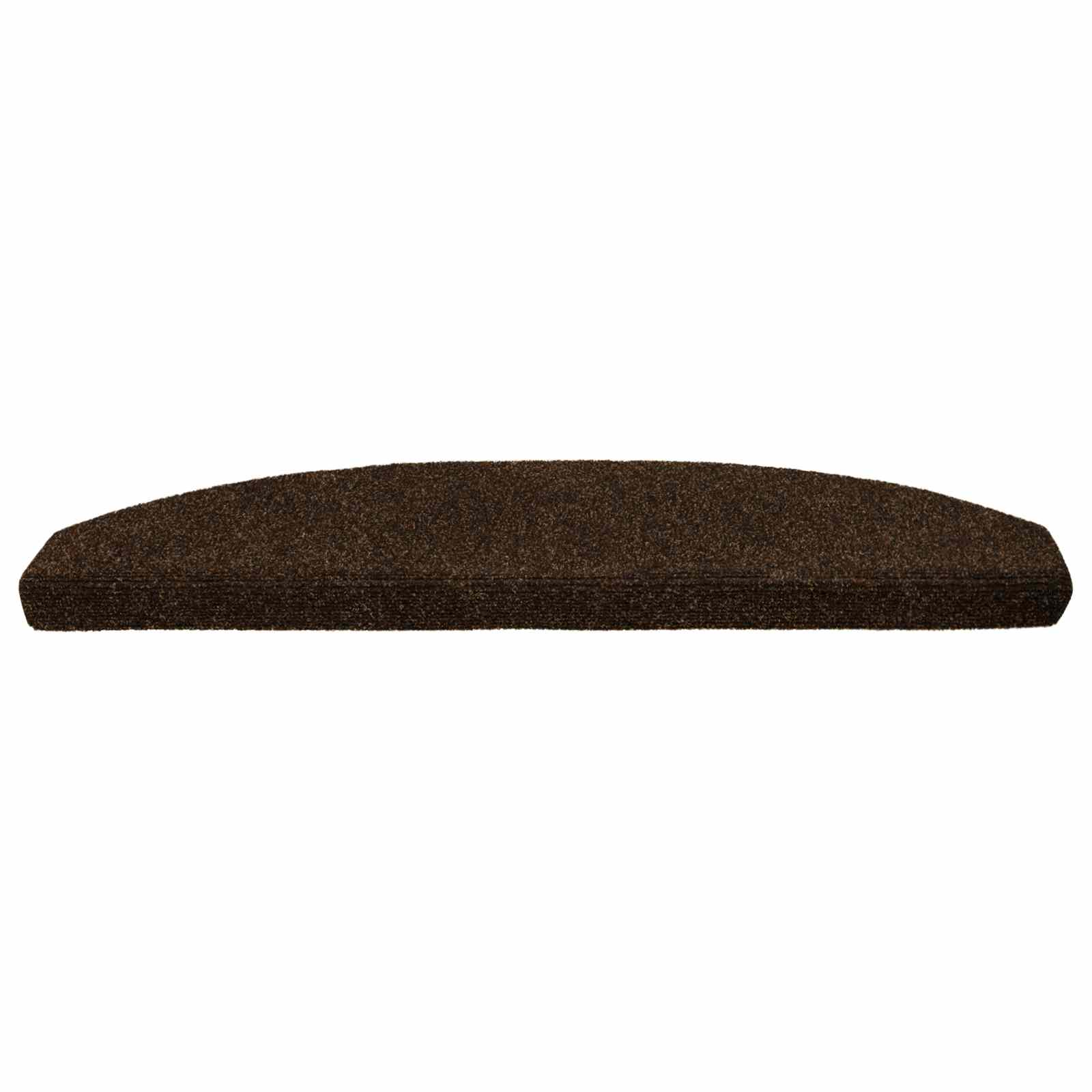 Selbstklebende Treppenschoner 15 pcs Braun 80 x 24,5 x 3,5 cm
