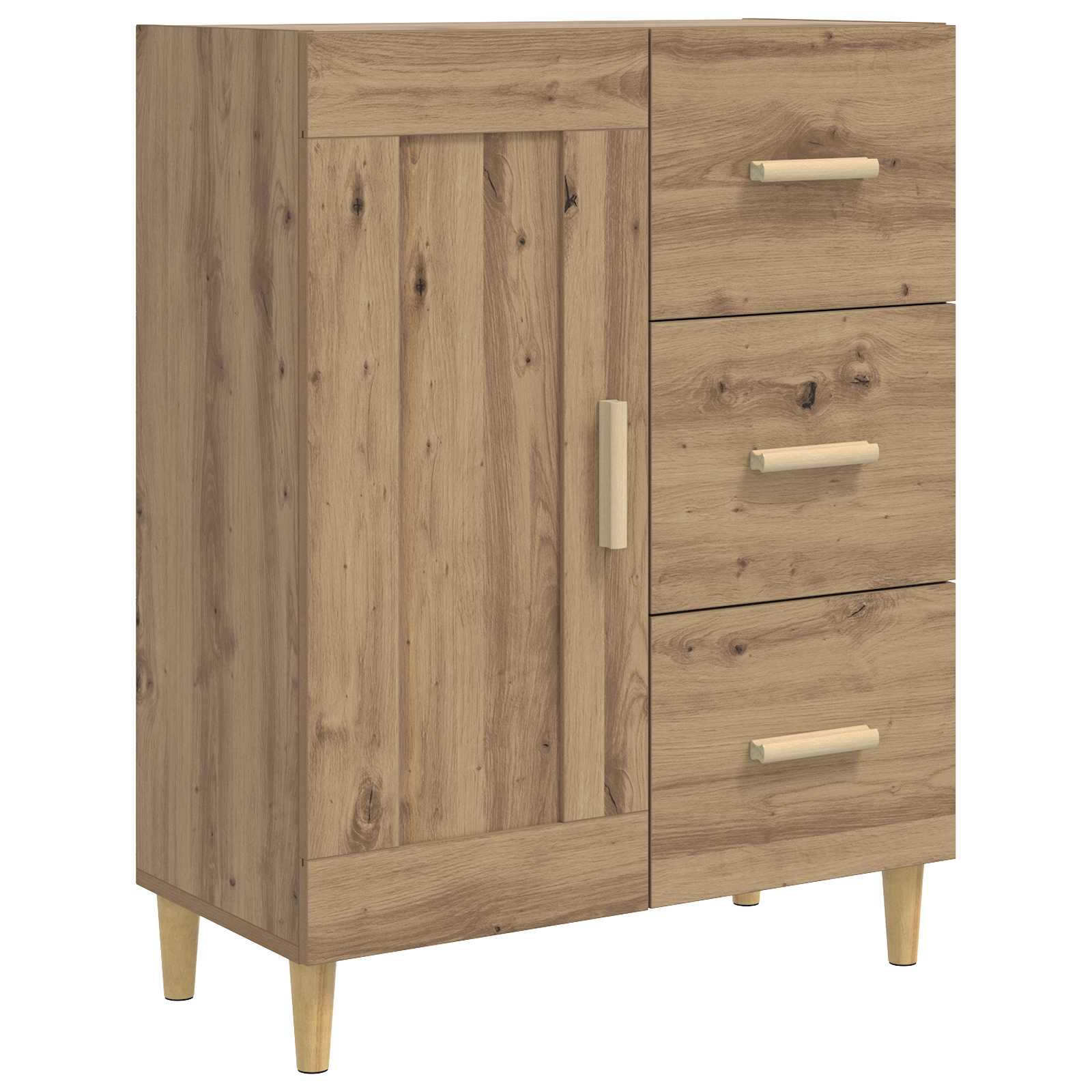 Sideboard Artisan-Eiche 69,5 x 34 x 90 cm Holzwerkstoff