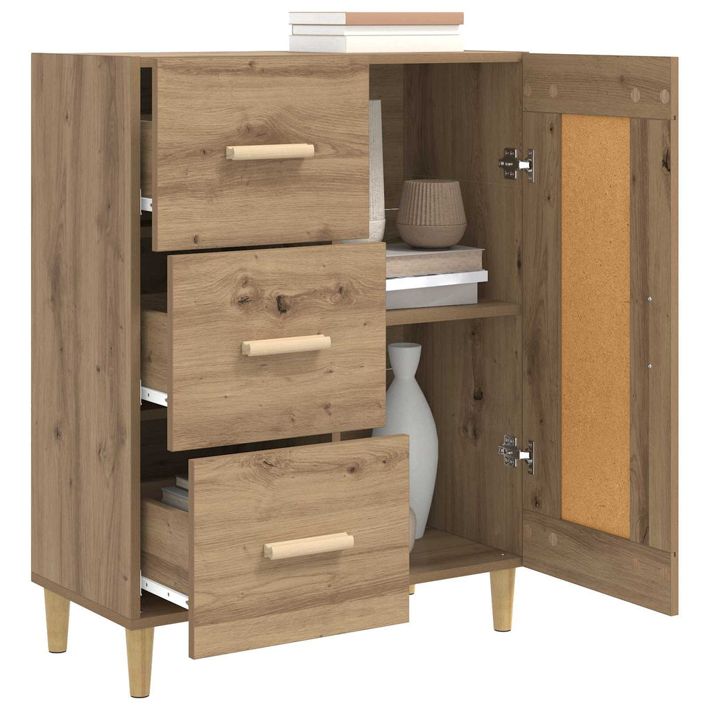 Sideboard Artisan-Eiche 69,5 x 34 x 90 cm Holzwerkstoff