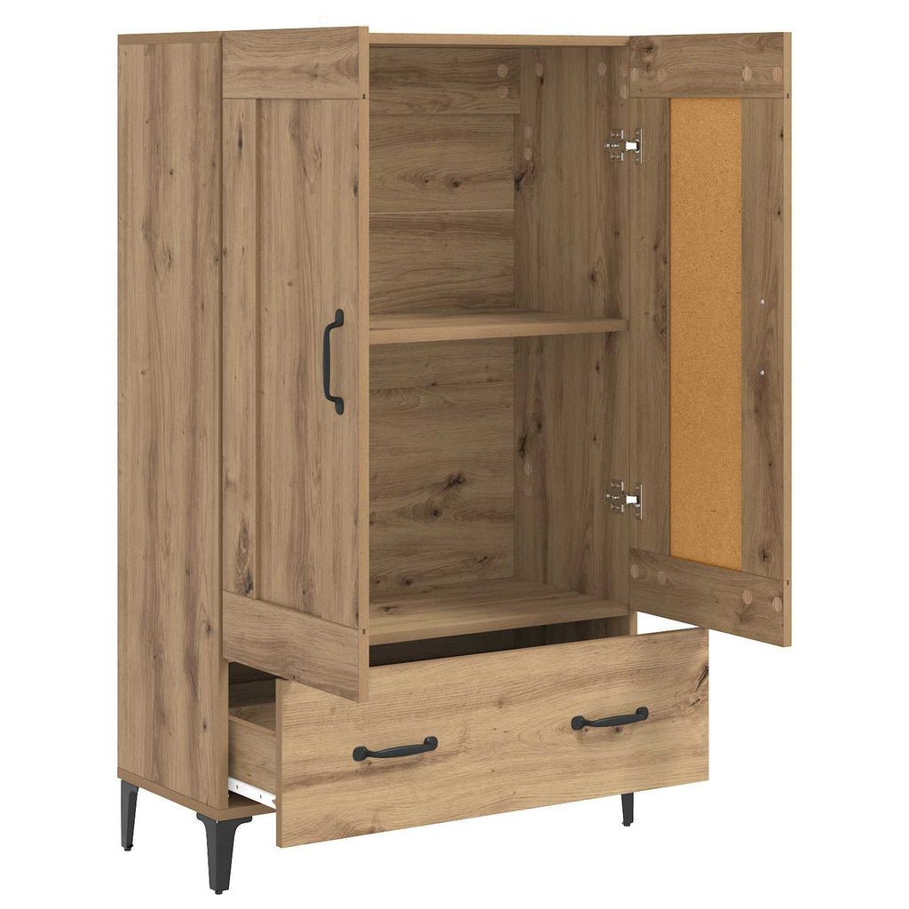 Highboard Artisan-Eiche 70 x 31 x 115 cm Holzwerkstoff