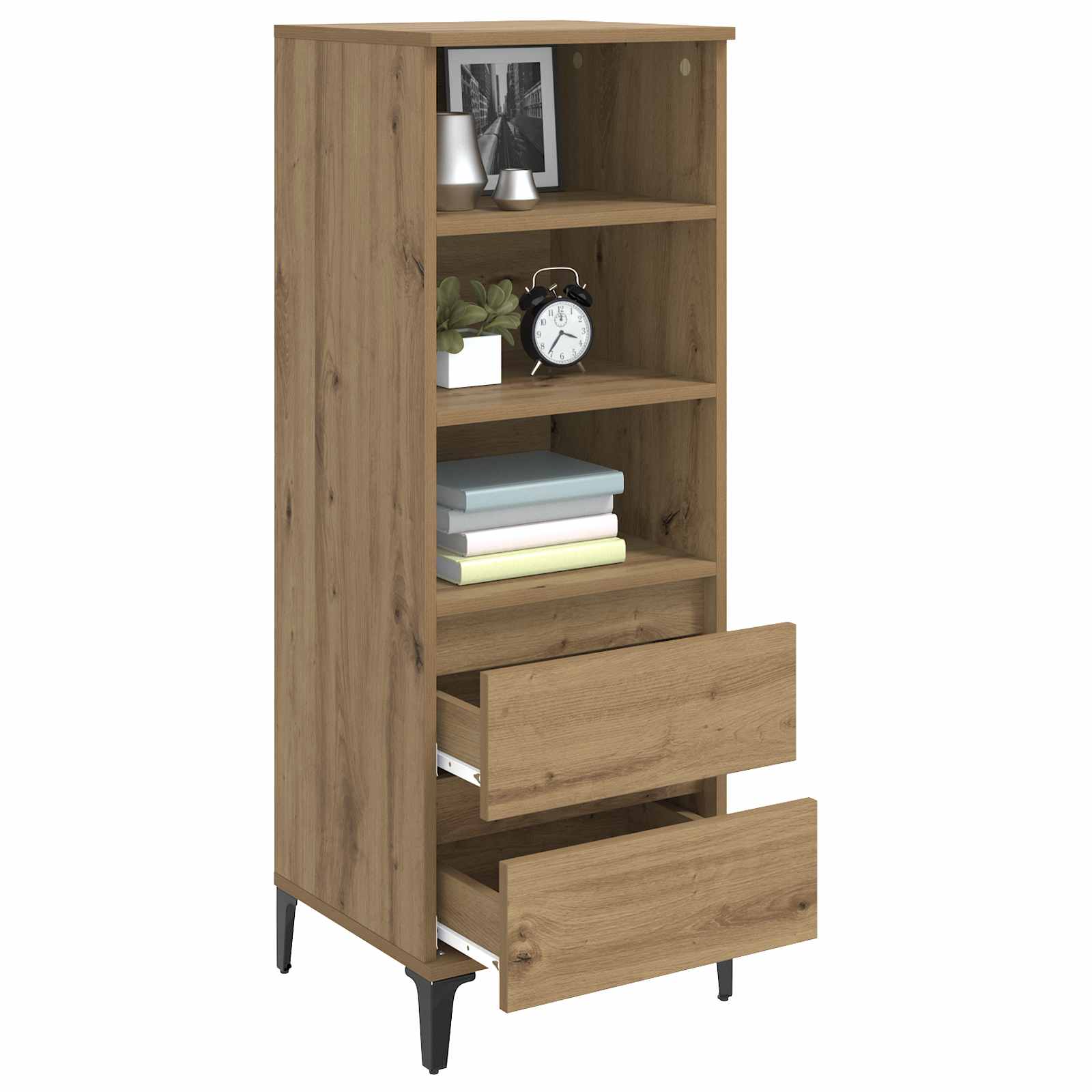 Highboard Artisan-Eiche 40 x 36 x 110 cm Holzwerkstoff
