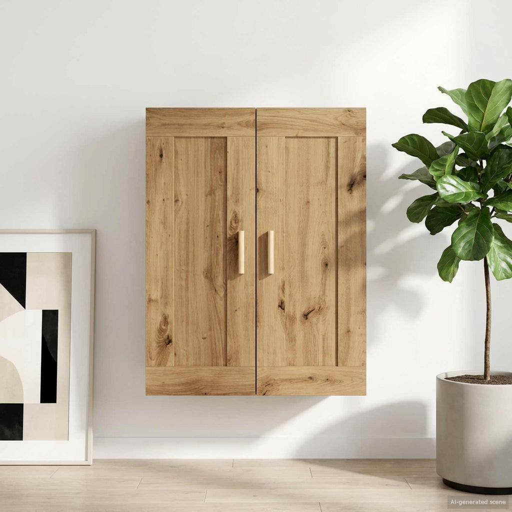 Wandschrank Wandhalterung Artisan-Eiche 69,5 x 34 x 90 cm