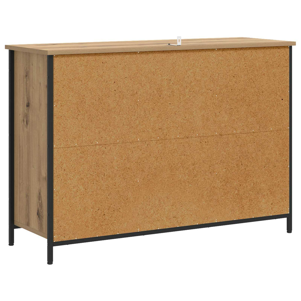 Sideboard Artisan-Eiche 100 x 35 x 70 cm Holzwerkstoff