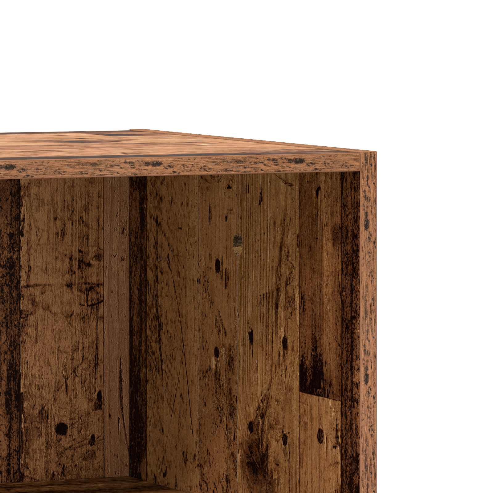 Kleiderschrank mit Regal Altholz 77 x 48 x 102 cm PB