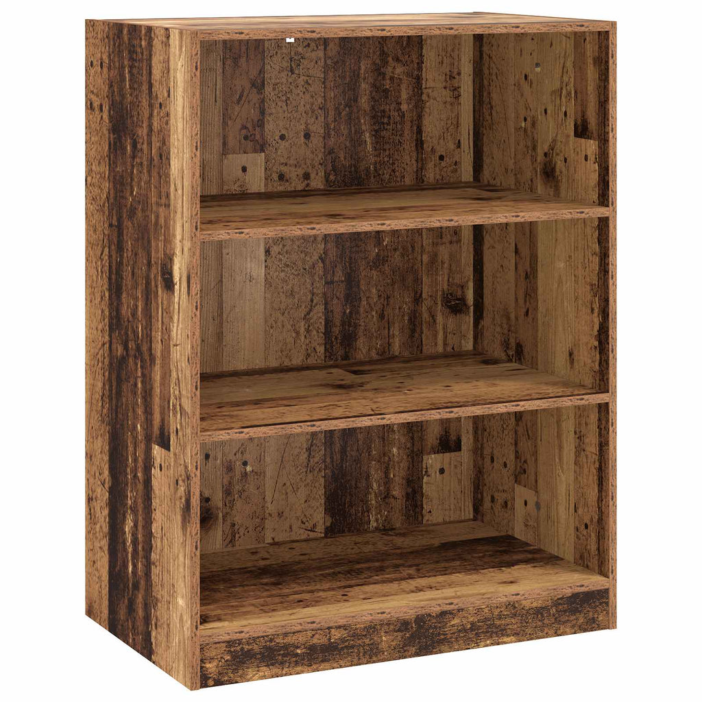 Kleiderschrank mit Regal Altholz 77 x 48 x 102 cm PB