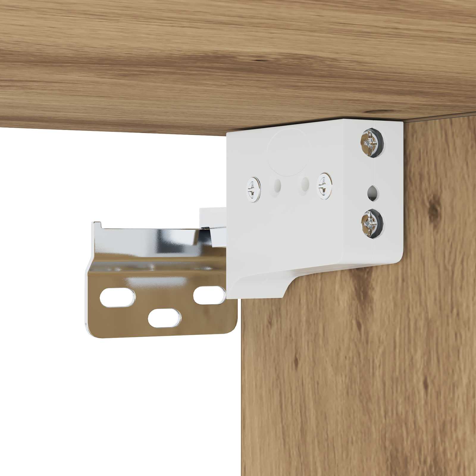 Wandschrank Artisan-Eiche 80 x 42,5 x 64 cm Holzwerkstoff