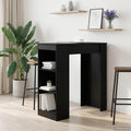 Bartisch 95 x 47 x 103,5 cm Holzwerkstoff Schwarze Eiche