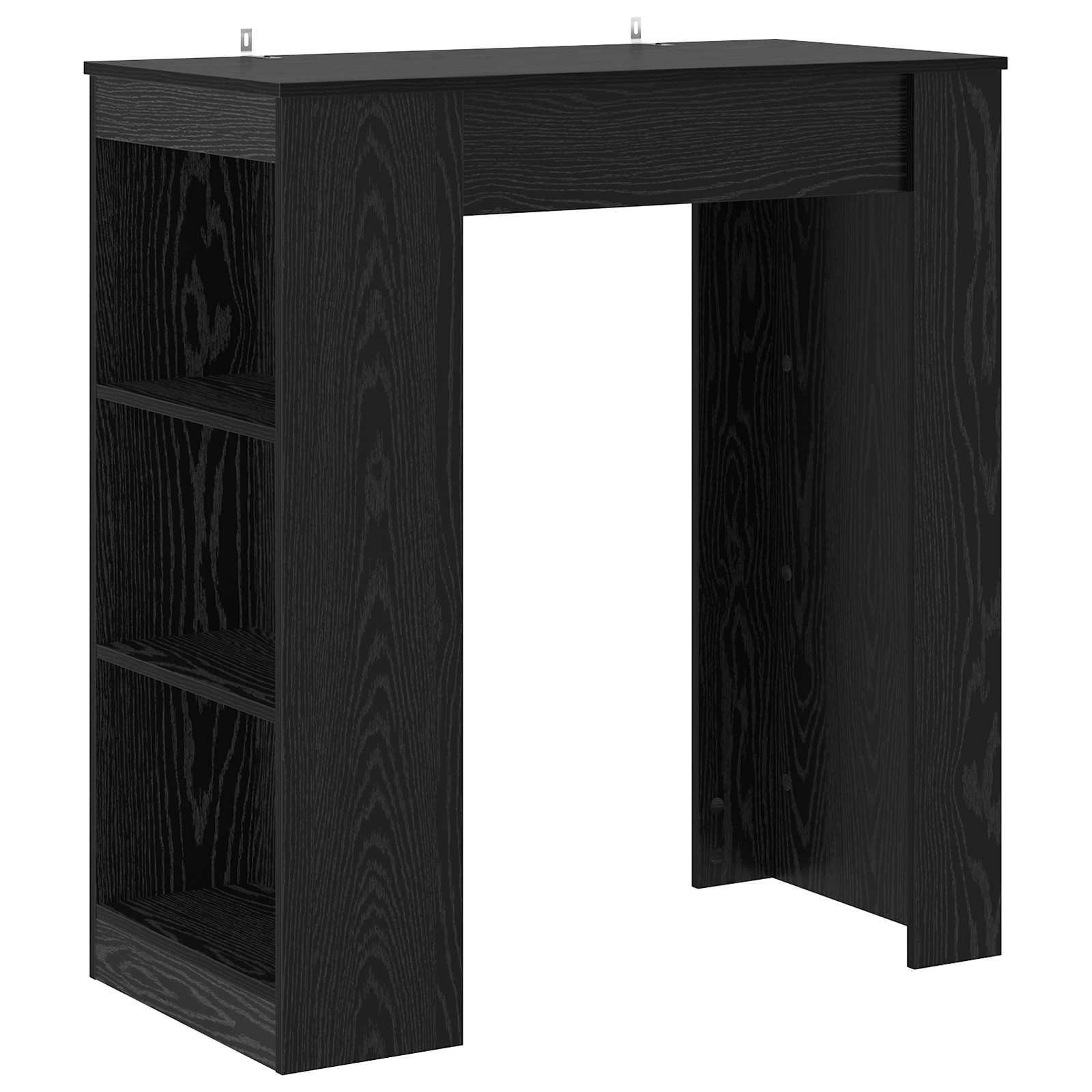 Bartisch 95 x 47 x 103,5 cm Holzwerkstoff Schwarze Eiche