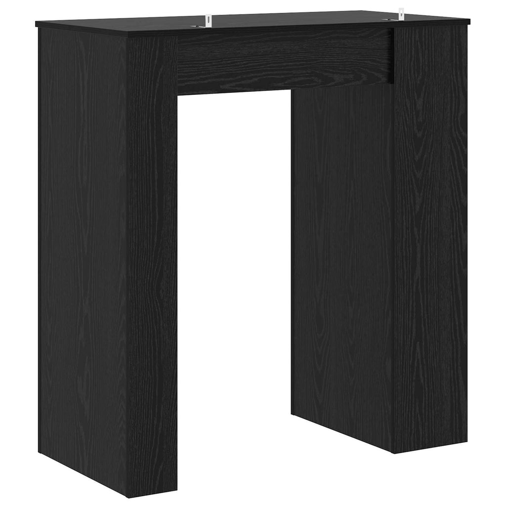 Bartisch 95 x 47 x 103,5 cm Holzwerkstoff Schwarze Eiche