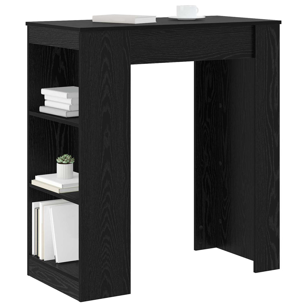 Bartisch 95 x 47 x 103,5 cm Holzwerkstoff Schwarze Eiche
