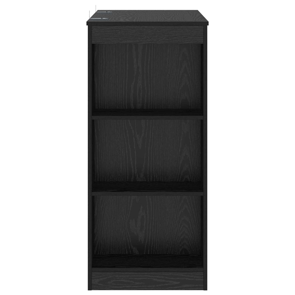Bartisch 95 x 47 x 103,5 cm Holzwerkstoff Schwarze Eiche