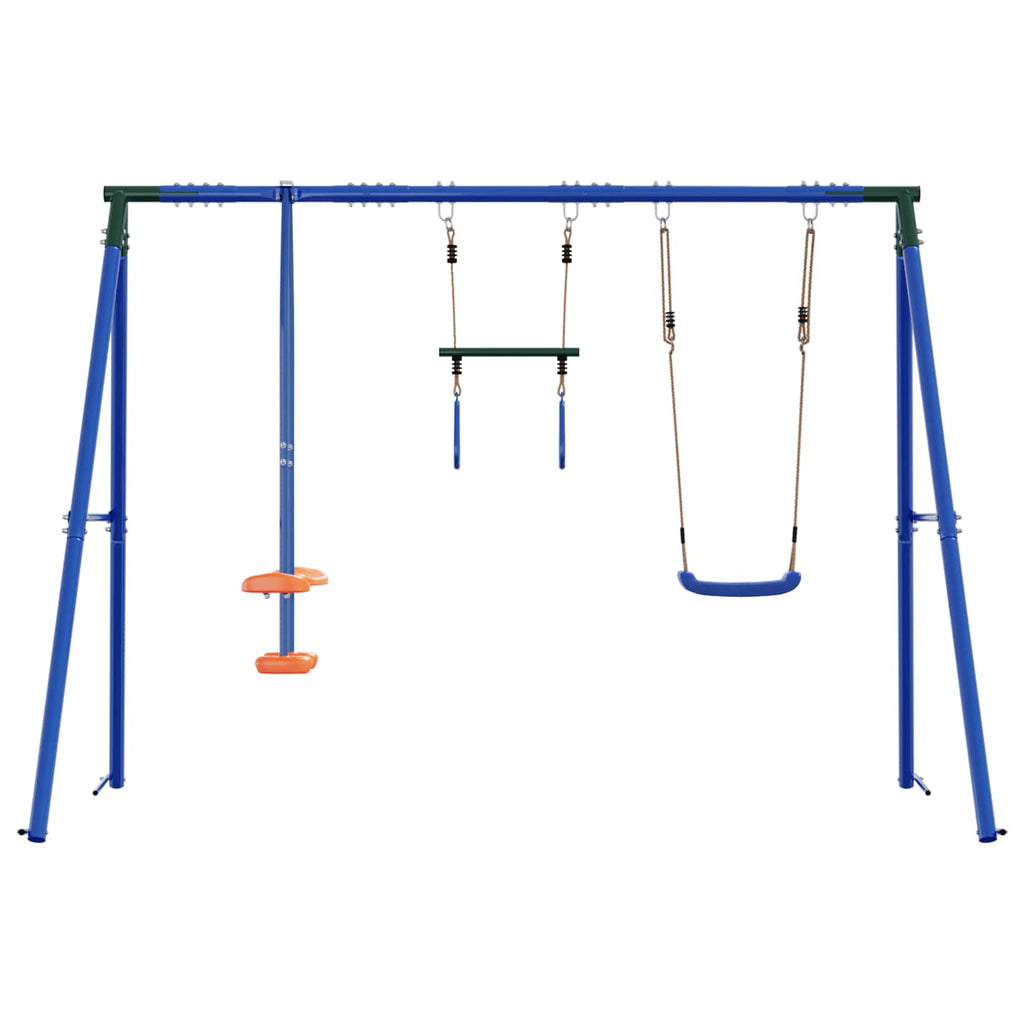 Outdoor Schaukelset Mehrfarbig 263 x 185 x 185 cm Stahl und PE