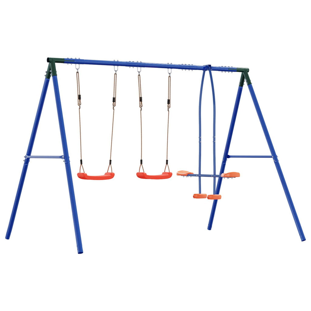 Outdoor Schaukelset Mehrfarbig 263 x 185 x 185 cm Stahl und PE