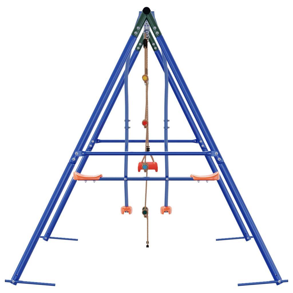 Outdoor Schaukelset Mehrfarbig 263 x 185 x 185 cm Stahl und PE