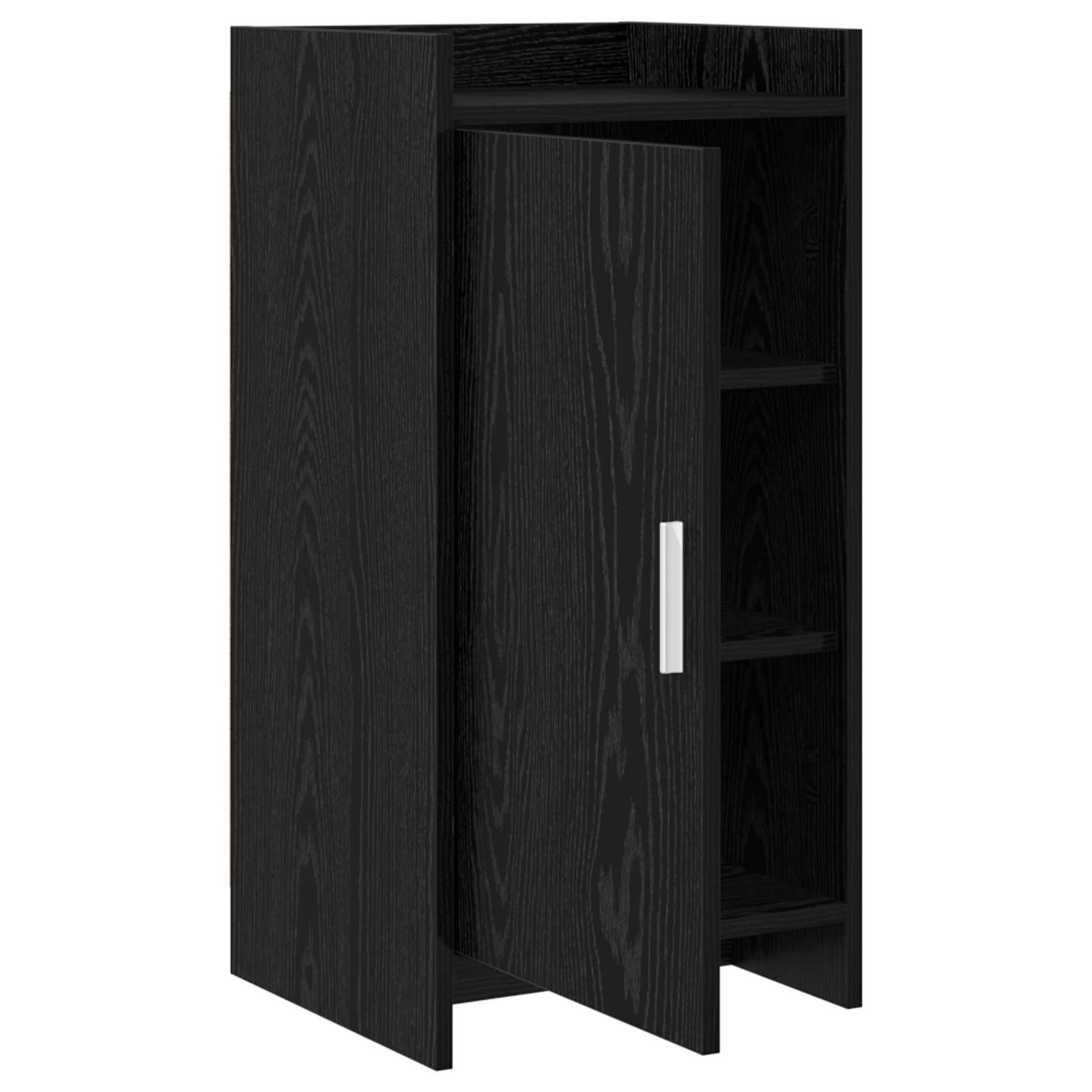 Sideboard Schwarze Eiche 40 x 36 x 80 cm Holzwerkstoff