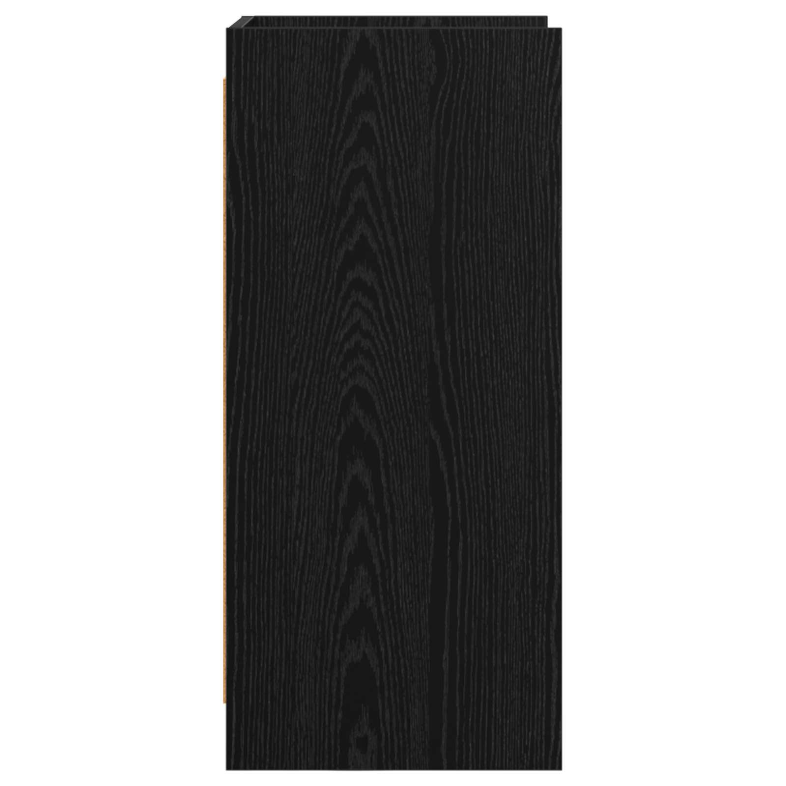 Sideboard Schwarze Eiche 40 x 36 x 80 cm Holzwerkstoff