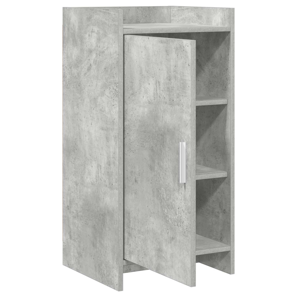 Sideboard Betongrau 40 x 36 x 80 cm Holzwerkstoff