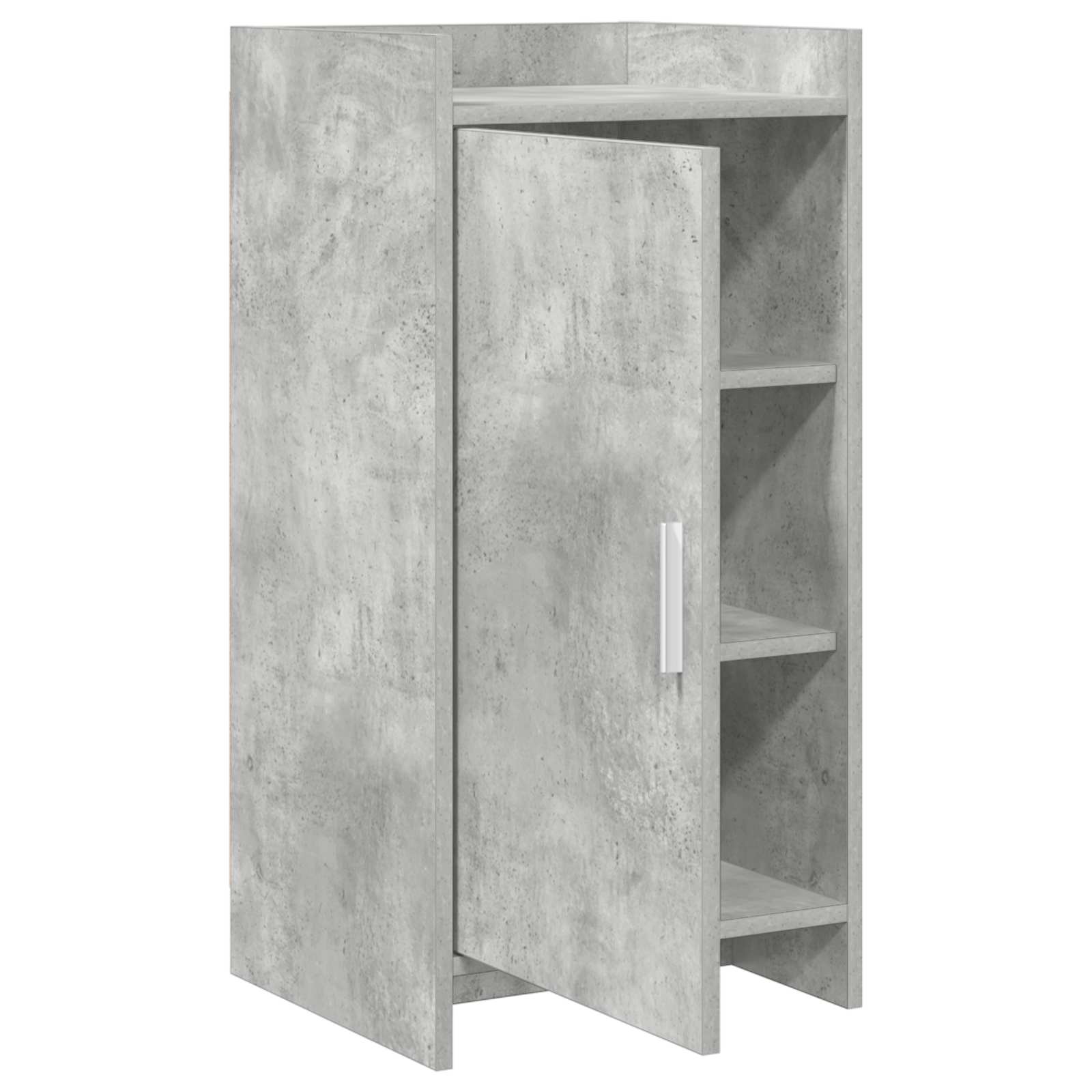 Sideboard Betongrau 40 x 36 x 80 cm Holzwerkstoff