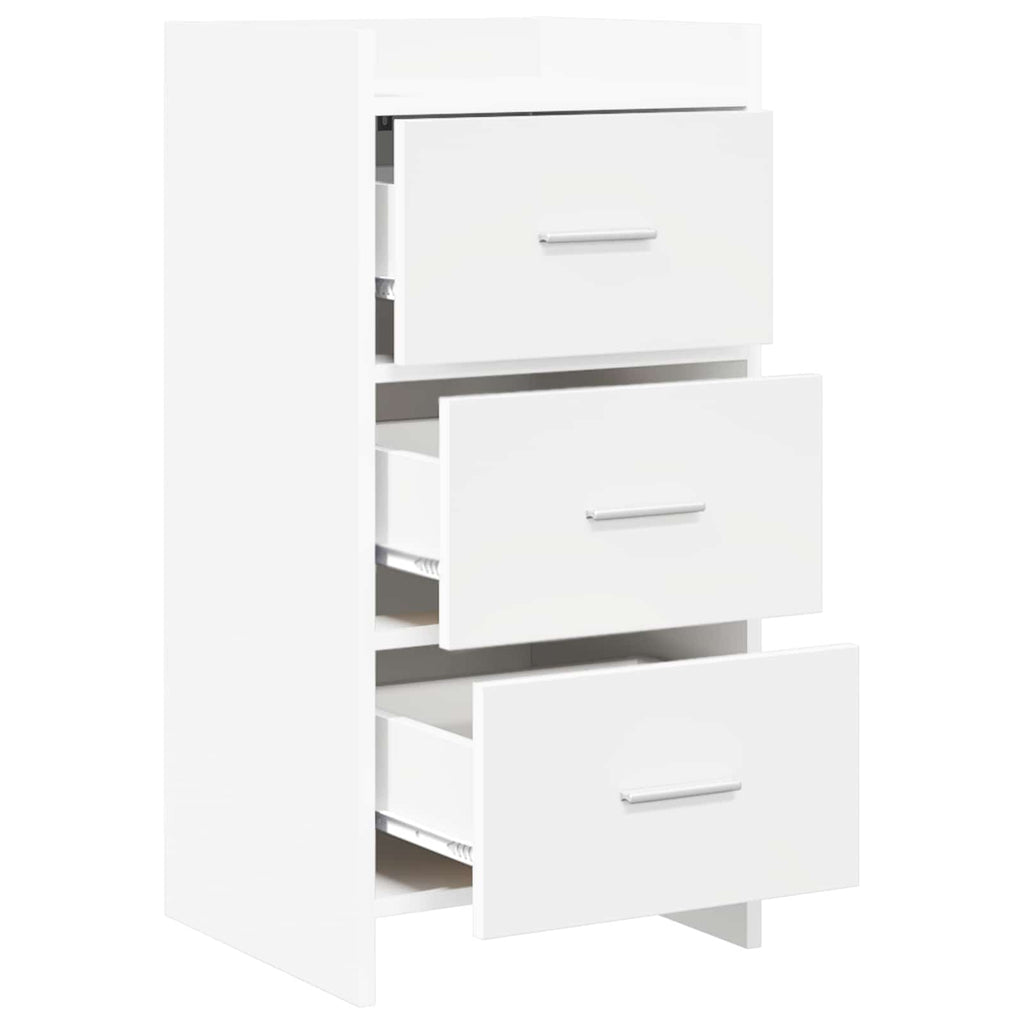 Sideboard Weiß 40 x 36 x 80 cm Holzwerkstoff