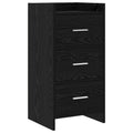 Sideboard Schwarze Eiche 40 x 36 x 80 cm Holzwerkstoff