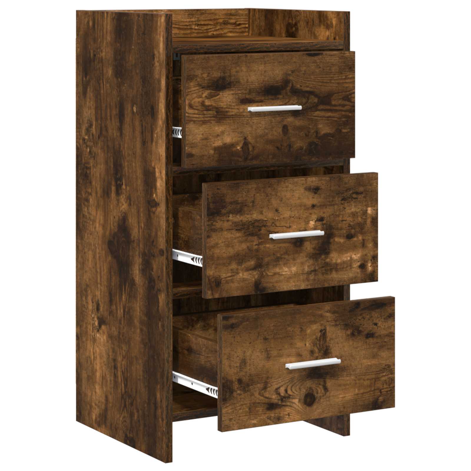 Sideboard Geräucherte Eiche 40 x 36 x 80 cm Holzwerkstoff
