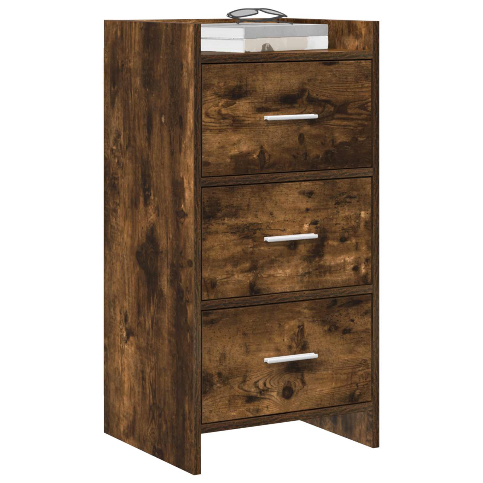 Sideboard Geräucherte Eiche 40 x 36 x 80 cm Holzwerkstoff