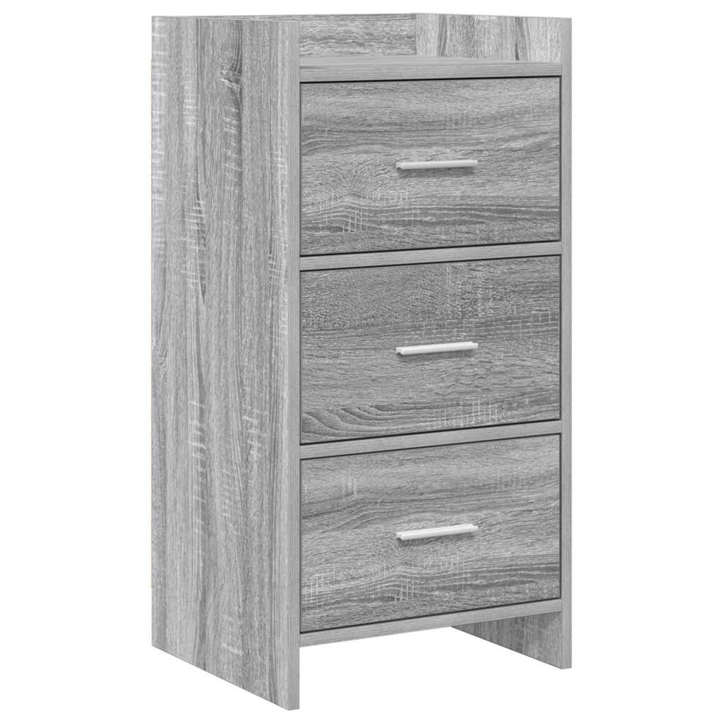 Sideboard Grau Sonoma 40 x 36 x 80 cm Holzwerkstoff