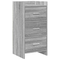 Sideboard Grau Sonoma 40 x 36 x 80 cm Holzwerkstoff